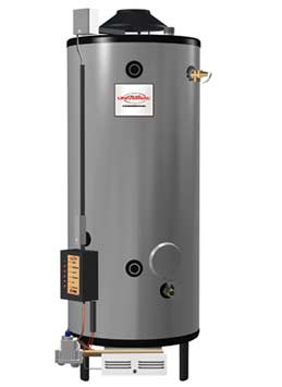 Rheem GN100-200: 100-Gallon, 199,900 Btu, Natural Gas, Lo Nox Water Heater, 6inch Vent