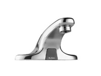 SLOAN 3315138, EBF-650-8-BDM: 0.5 GPM AERATOR, 8" TRIM PLATE, BELOW DECK MIXING VALVE, BATTERY-POWERED, SENSOR OPERATED OPTIMA FAUCET